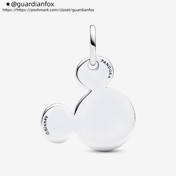 Pandora Disney Mickey Mouse Engravable Dangle Charm - Picture 2 of 8